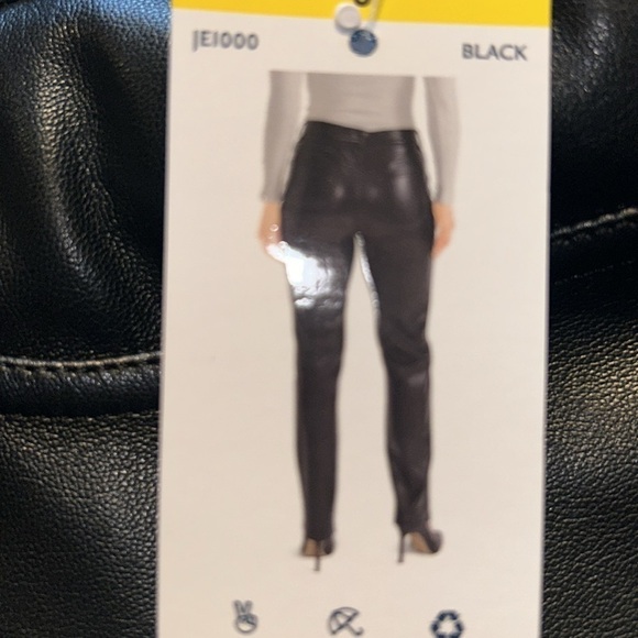 Joie Faux Leather Pants Black Limited Edition MSRP $148. NWT - Picture 6 of 6